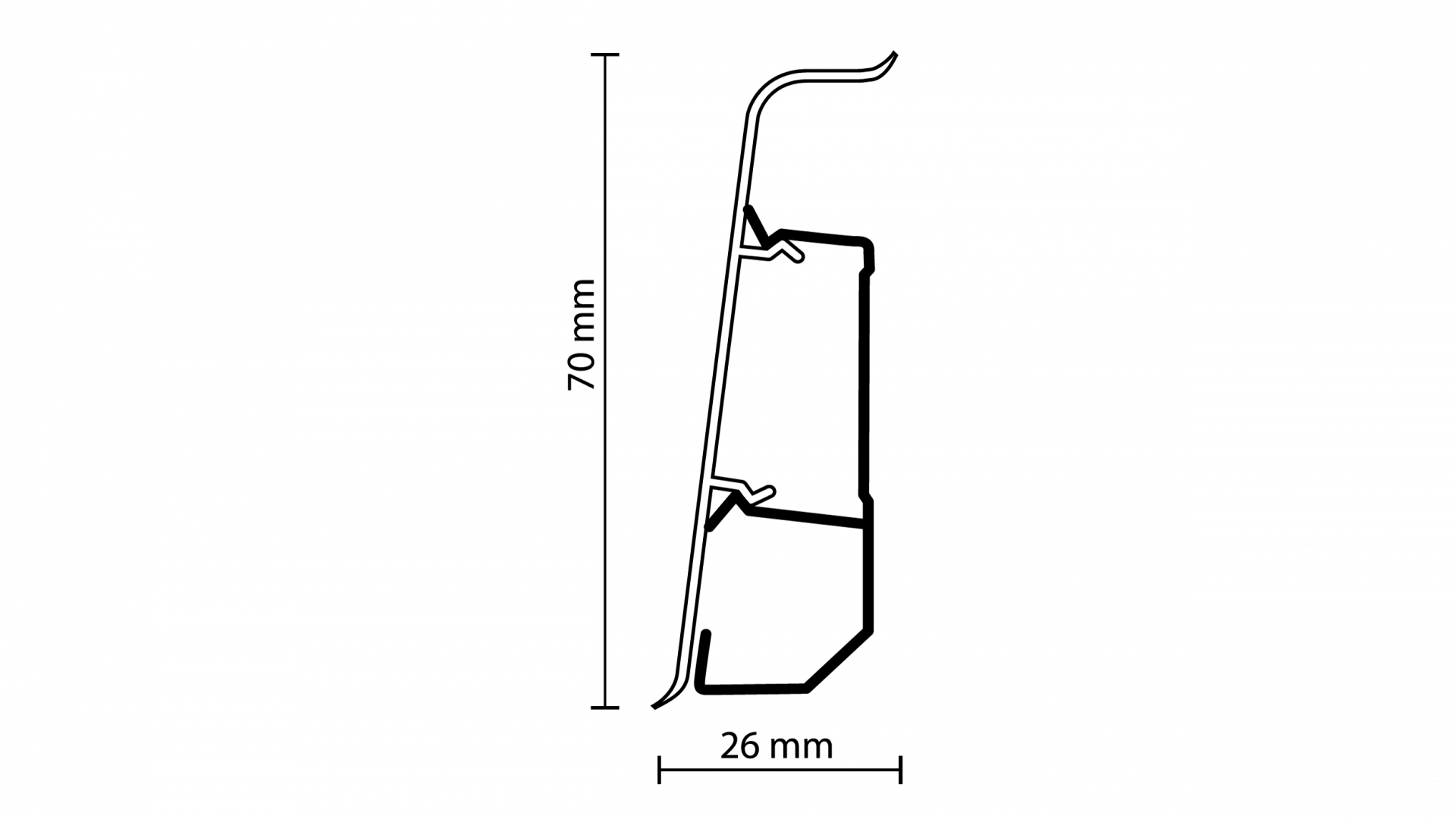 Podna lajsna pvc INDO 20 - Slika 2